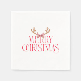 Merry Christmas Sticker – Holiday Gift Label Napkins