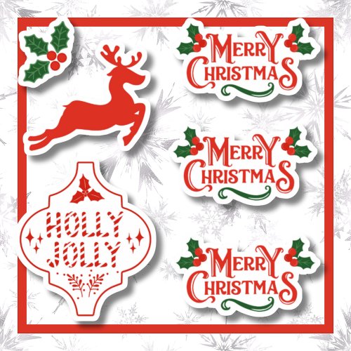 Merry Christmas Sticker Pack