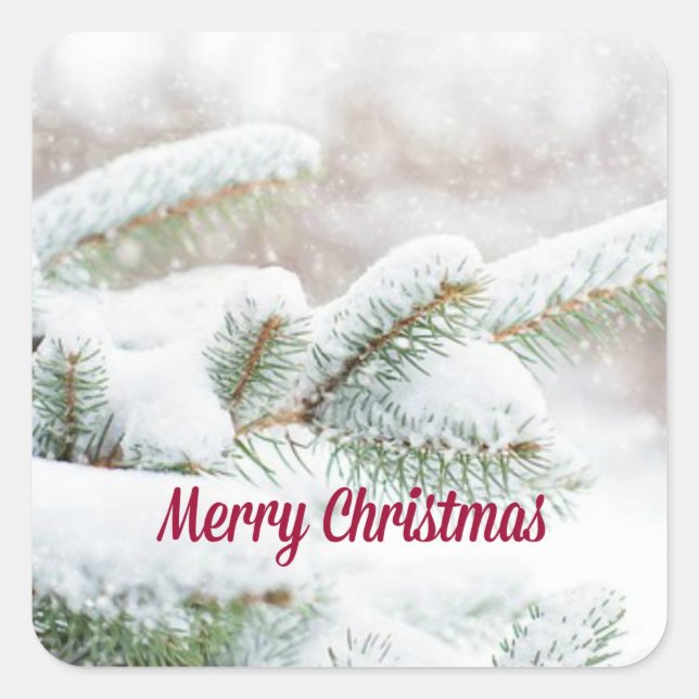 Merry Christmas Sticker Sheet (Front)