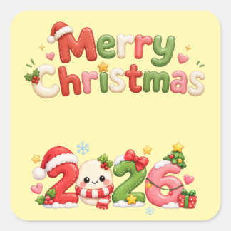 Merry Christmas stickers