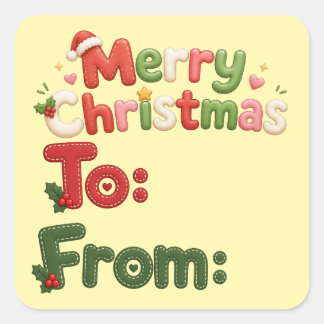 Merry Christmas stickers