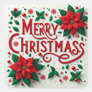 Merry Christmas Stickers 