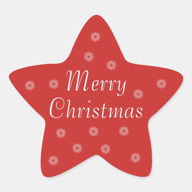Merry Christmas Stickers (Front)