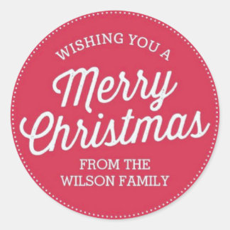 Merry Christmas stickers