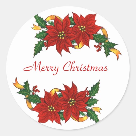 Merry Christmas STICKERS | Zazzle.com