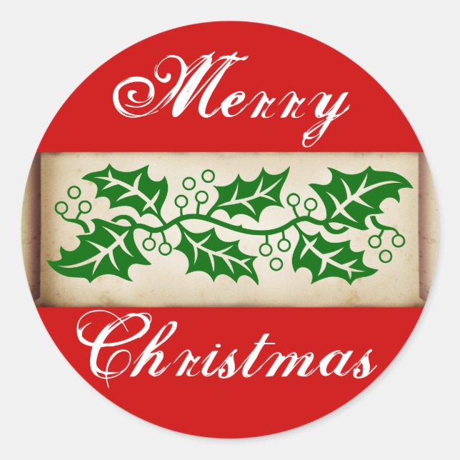 Merry Christmas Stickers (Front)