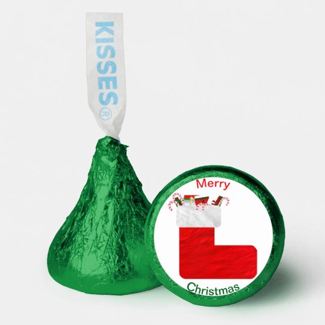 Merry Christmas Stocking  Hershey®'s Kisses® (Front)
