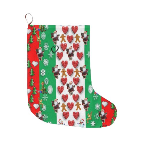 Merry Christmas Stocking Santa