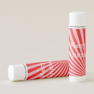 Merry Christmas Stocking Stuffer Lip Balm Gift