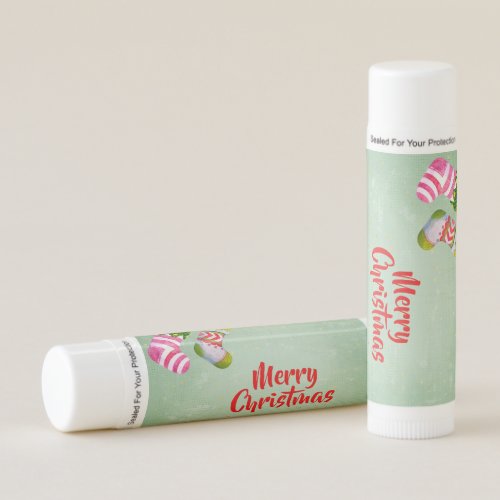 Merry Christmas Stockings Lip Balm