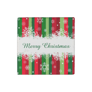 Merry Christmas Stone Magnet