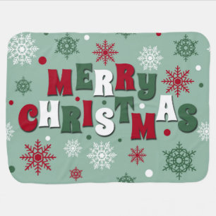 Merry Christmas Stroller Blanket