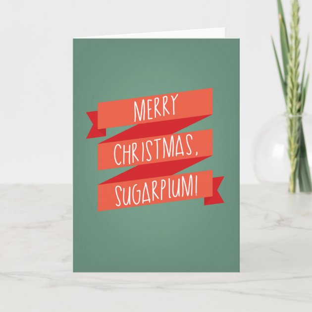 Merry Christmas SugarPlum Holiday Invitation