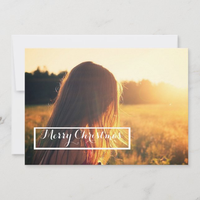 merry christmas sunset card (Front)