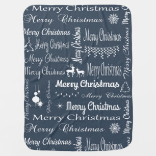 Merry Christmas Swaddle Blanket