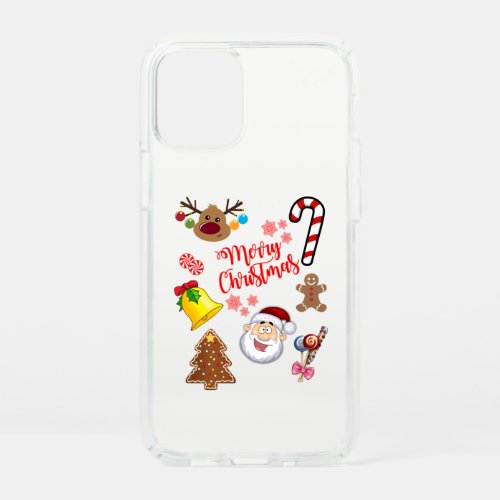 Merry Christmas Symbols Speck iPhone 12 Mini Case