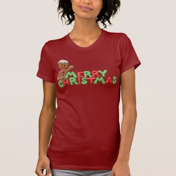 Merry Christmas T-shirt by holiday_tshirts at Zazzle