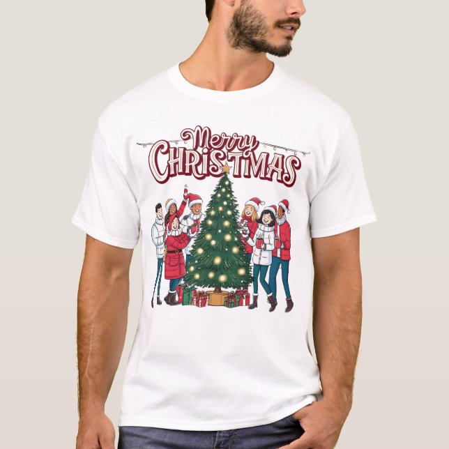 Merry Christmas t shirt  (Front)