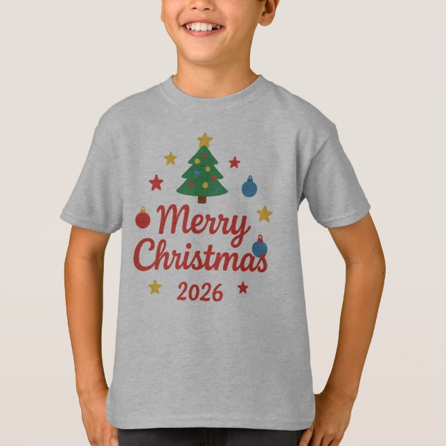  Merry Christmas T-Shirt (Front)