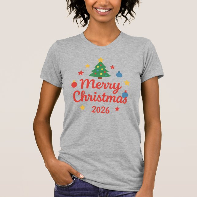  Merry Christmas T-Shirt (Front)