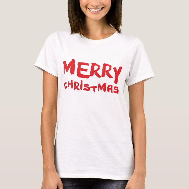 Merry Christmas T-Shirt (Front)