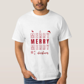 Merry Christmas T-Shirt – Festive Holiday Gift