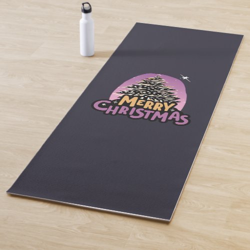 Merry Christmas  T_Shirt Yoga Mat