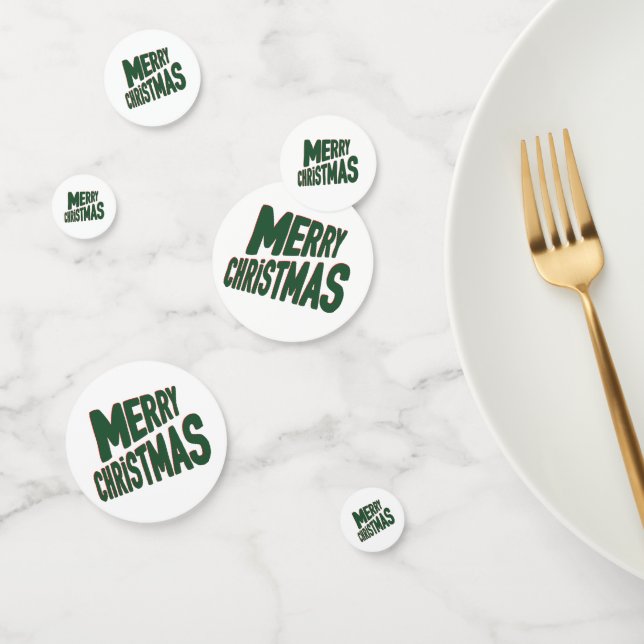 Merry Christmas Table Confetti (Group)