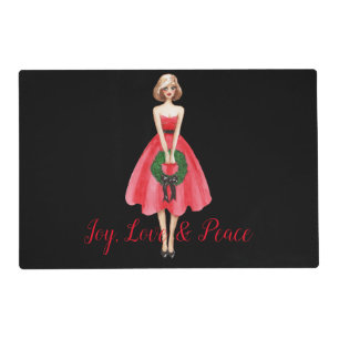 Merry Christmas table placemat