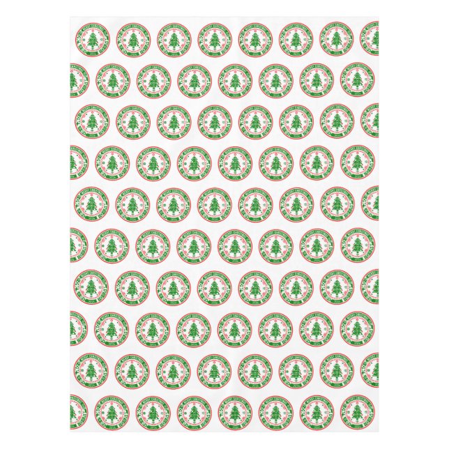 Merry Christmas  Tablecloth (Front)