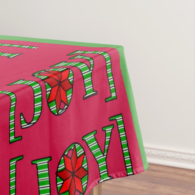 Merry Christmas Tablecloth, Joy  Tablecloth (In Situ)