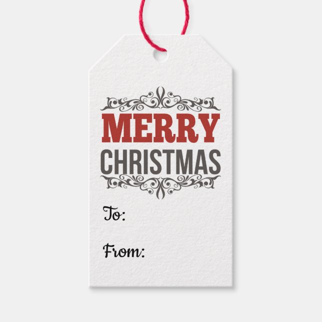 Merry Christmas Tag (Front)