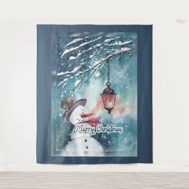 Merry Christmas   Tapestry (Front)