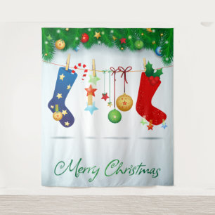 Merry Christmas Tapestry