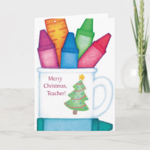 Merry Christmas, Teacher Holiday Card