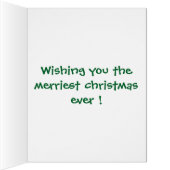 "MERRY CHRISTMAS" TEDDY BEAR (Inside (Right))