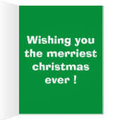 "MERRY CHRISTMAS" TEDDY BEAR (Inside (Right))