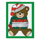"MERRY CHRISTMAS" TEDDY BEAR (Front)