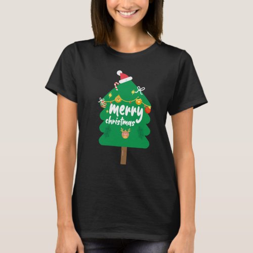 Merry Christmas Tee Shirts Women Christmas