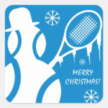 Merry Christmas Tennis Holiday party favor
