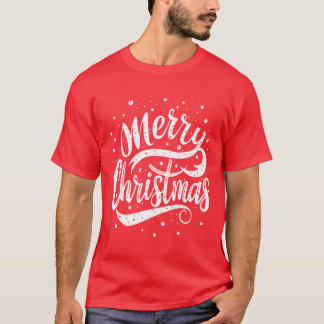 Merry Christmas Text T-Shirt