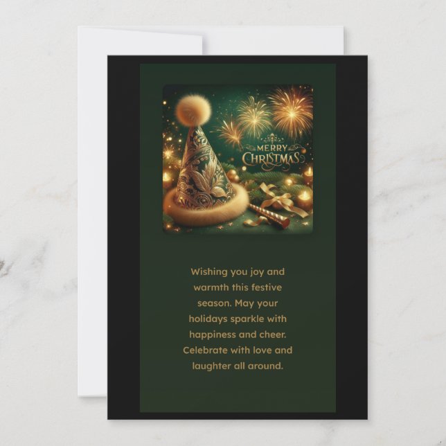 merry christmas thank you card (Front)