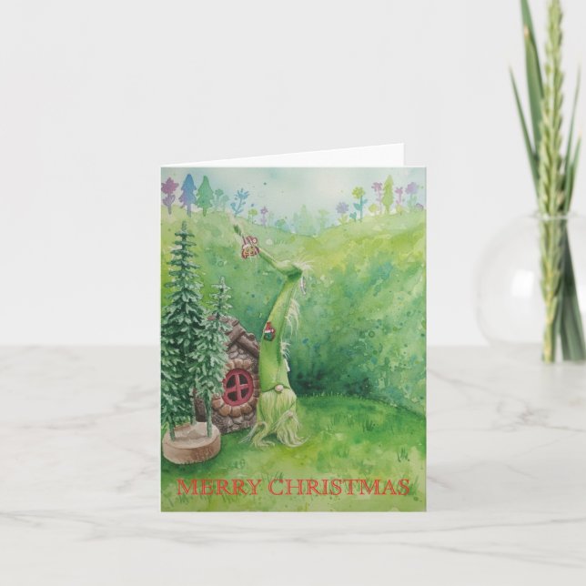 Merry Christmas Thank You Card (Front)