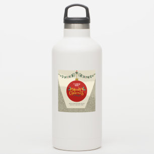 Merry Christmas & Thank You Holiday Sticker