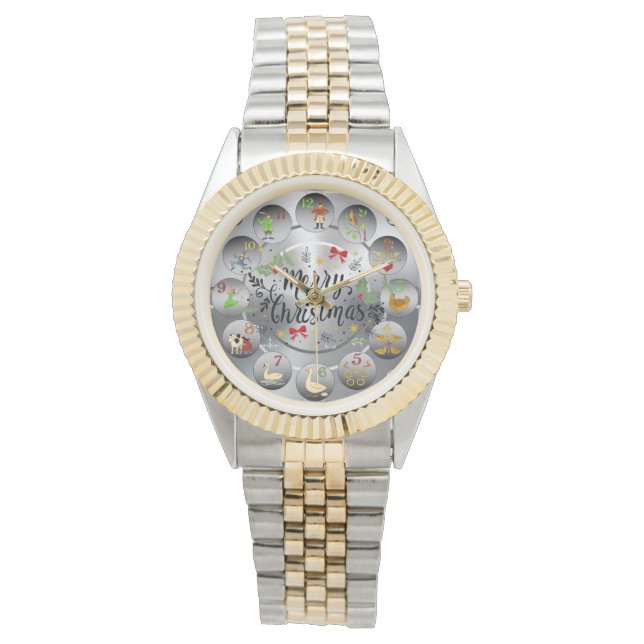 Merry Christmas ~ The 12 Days Of Christmas ~ Watch (Front)