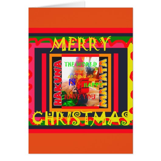 Merry Christmas The world around me is happy to ha (Front)