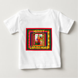 Merry Christmas The world around me is happy to ha Baby T-Shirt