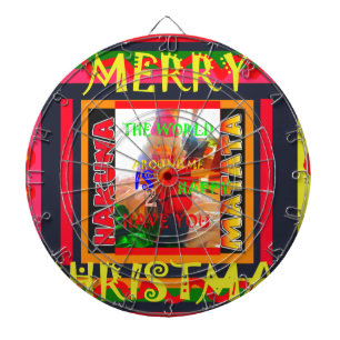 Merry Christmas The world around me is happy to ha Dartboard