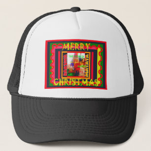 Merry Christmas The world around me is happy to ha Trucker Hat