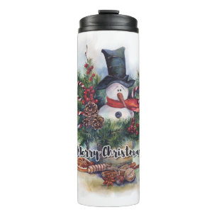 Merry Christmas Thermal Tumbler